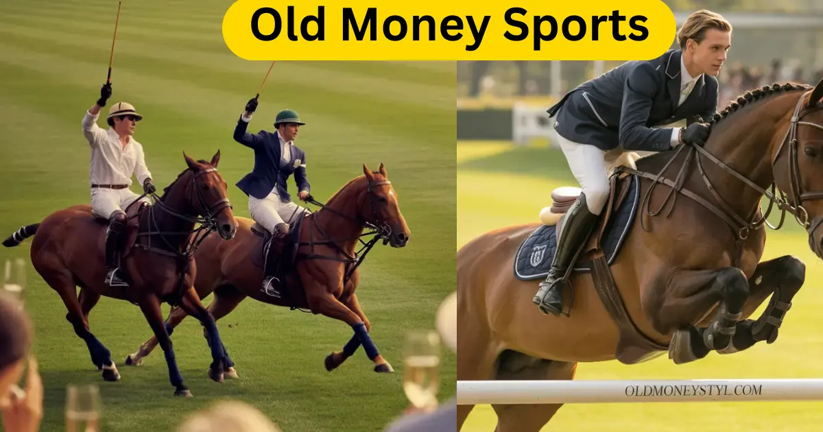 old money sports polo,golf and equestrian sport