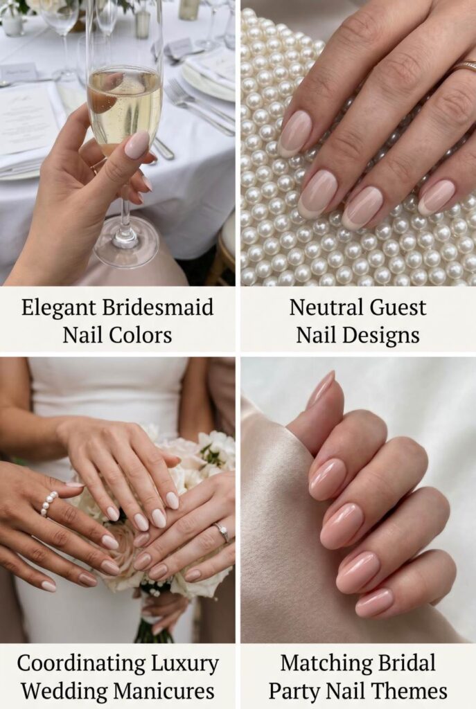 Nail Ideas for Bridesmaids and Wedding Guests