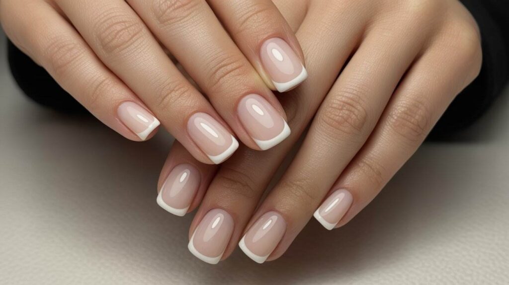Soft Square French Tips