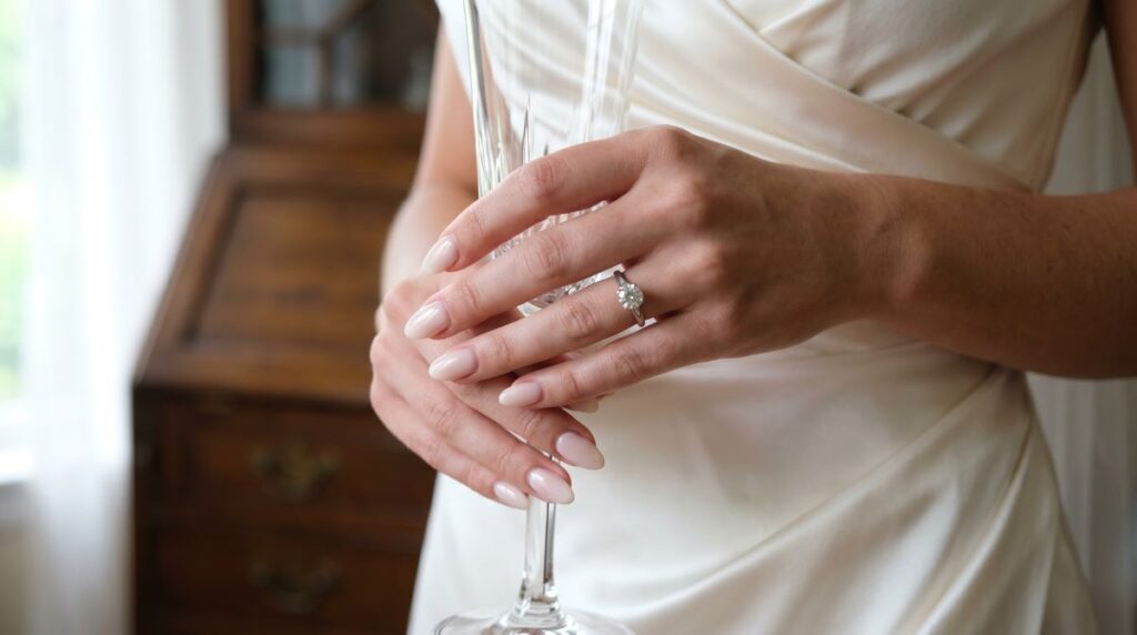 Why Brides Love the Old Money Nail Trend
